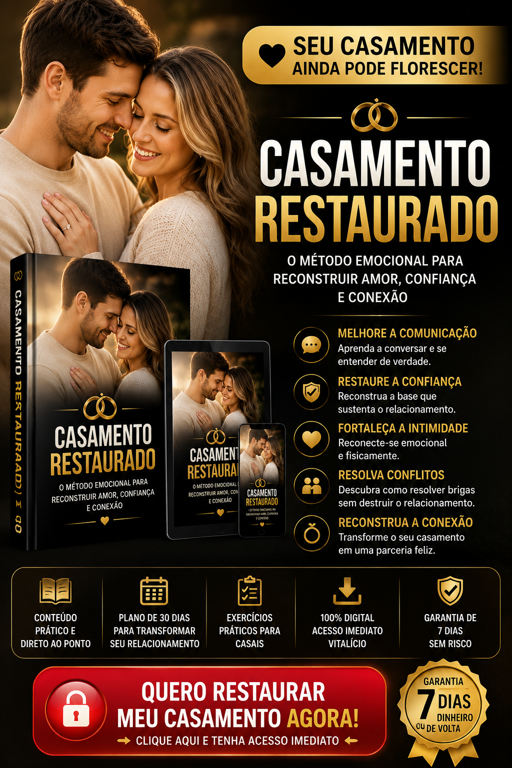 E-book Casamento Restaurado em vários dispositivos