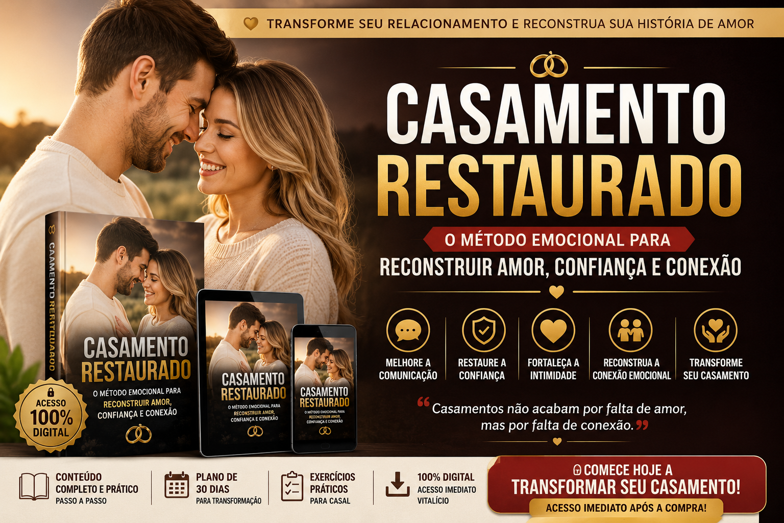 E-book Casamento Restaurado — método emocional para casais